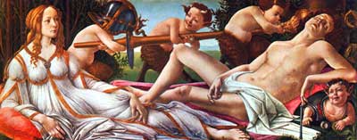 Botticelli - Venere e Marte 