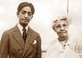 Annie Besant e Krishnamurti