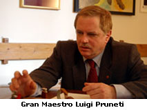 Luigi Pruneti Gran Maestro della Gran Loggia d'Italia