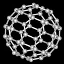 Rappresentazione di una classica molecola di Fullerene 