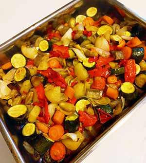 Misto di verdure al forno