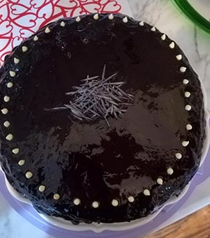 Torta ricca al cioccolato (ricetta irlandese)