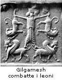 Gilgamesh combatte i leoni