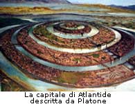 La capitale di Atlantide descritta da Platone
