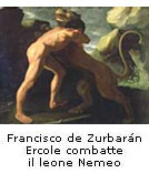 Ercole combatte il leone nemeo
